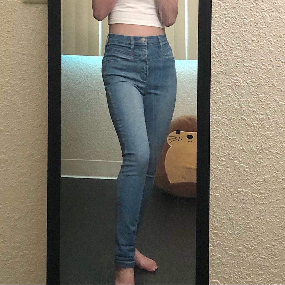 Ultra high rise jeggings